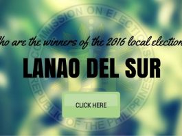 WINNERS: Lanao del Sur Local Elections 2016 Results